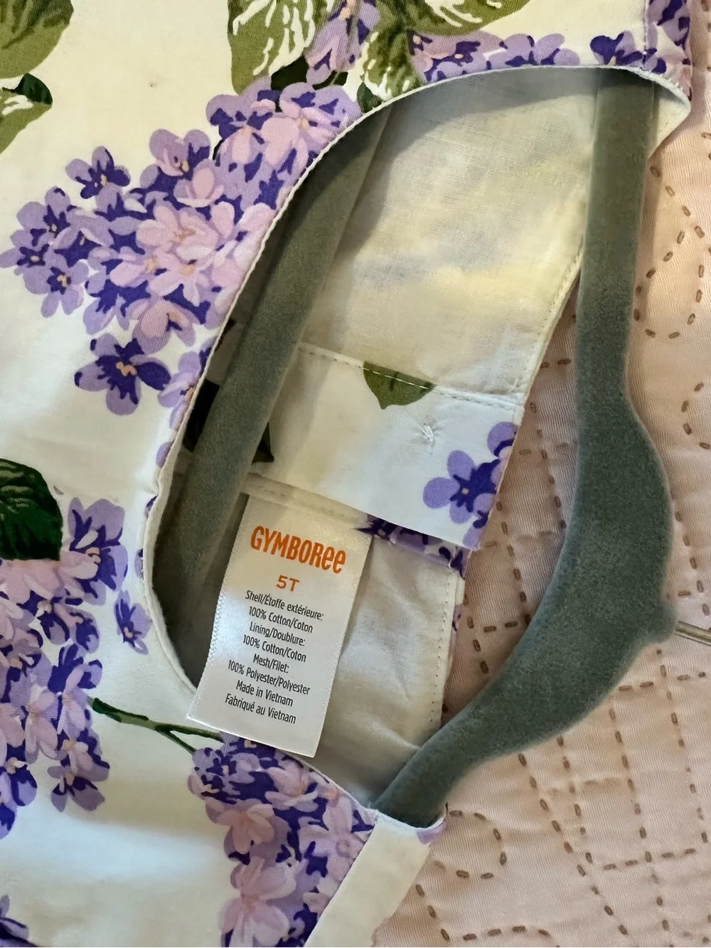 Gymboree Girls Floral Dress with Flower Crossbody Bag & Headband